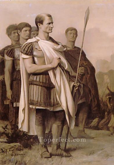 Julius Caesar and Staff Greek Arabian Orientalism Jean Leon Gerome Oil Paintings